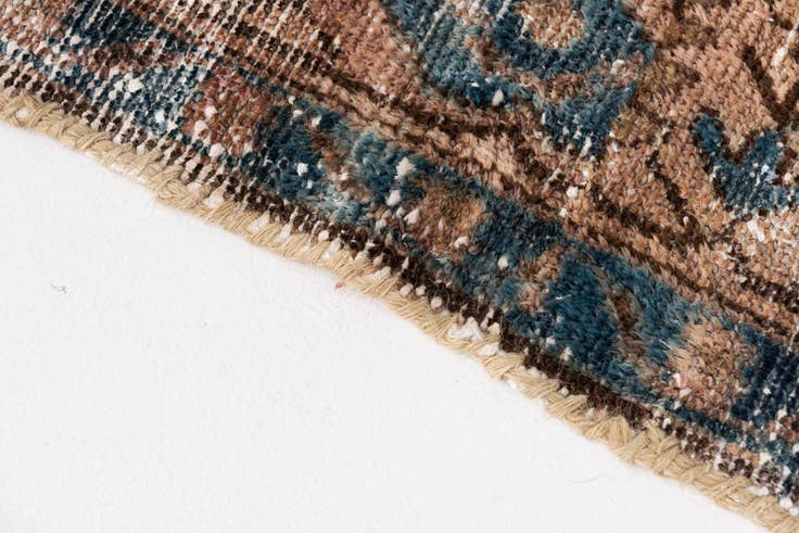Detail image of 4' 10 x 5' 8 Hand Knotted Ultra Vintage Persian Wool Square Rug