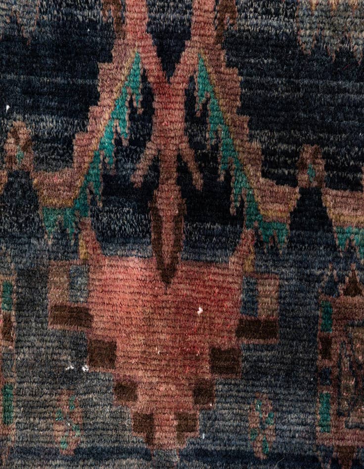 Detail image of 4' 5 x 5' 3  Hand Knotted Ultra Vintage Persian Square Rug