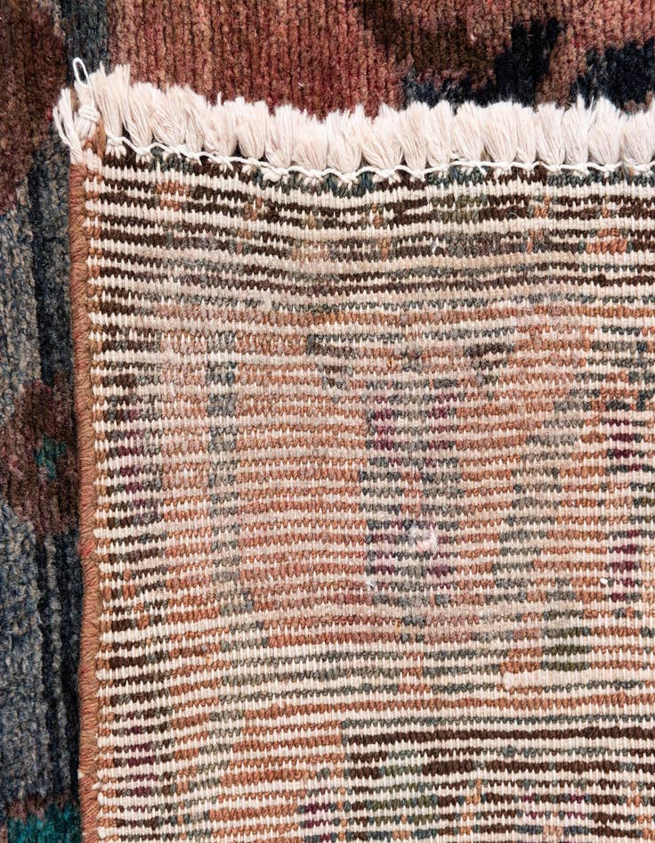 Detail image of 4' 5 x 5' 3  Hand Knotted Ultra Vintage Persian Square Rug