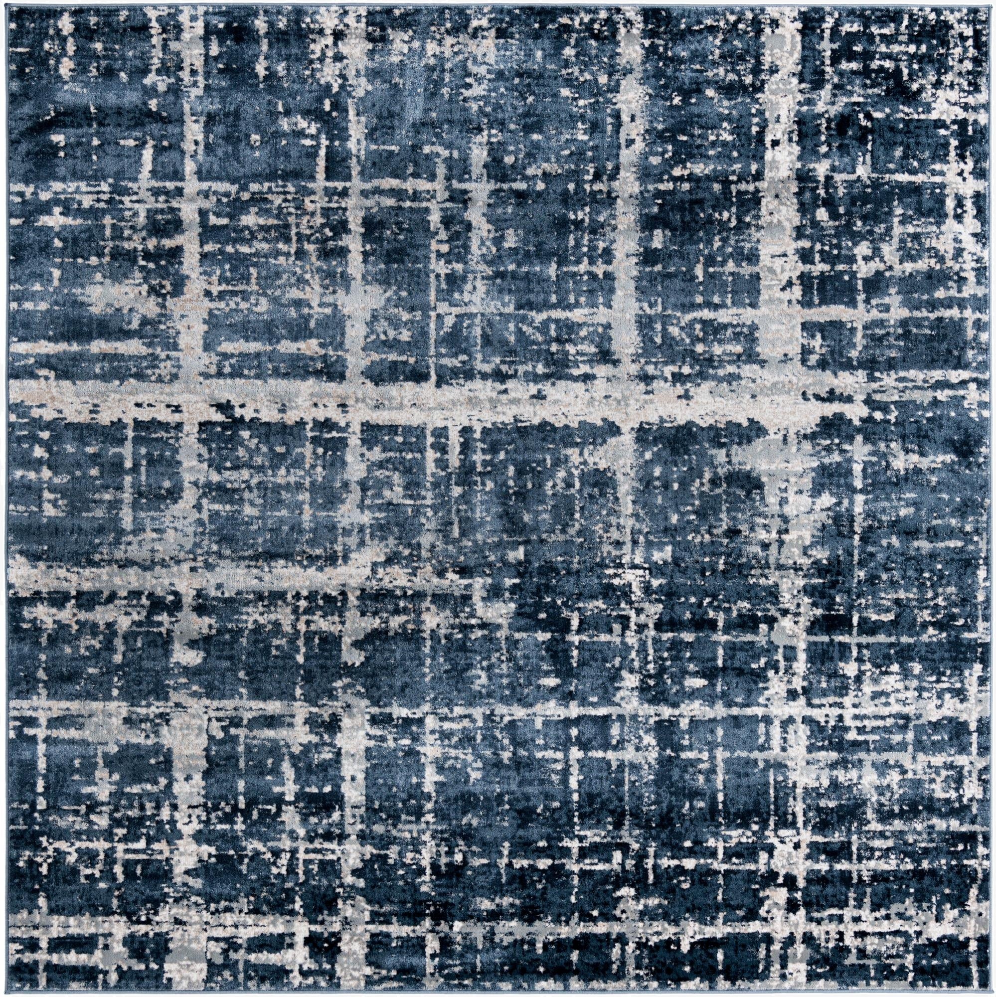 7' 10 x 7' 10 Uptown Lexington Avenue Square Rug