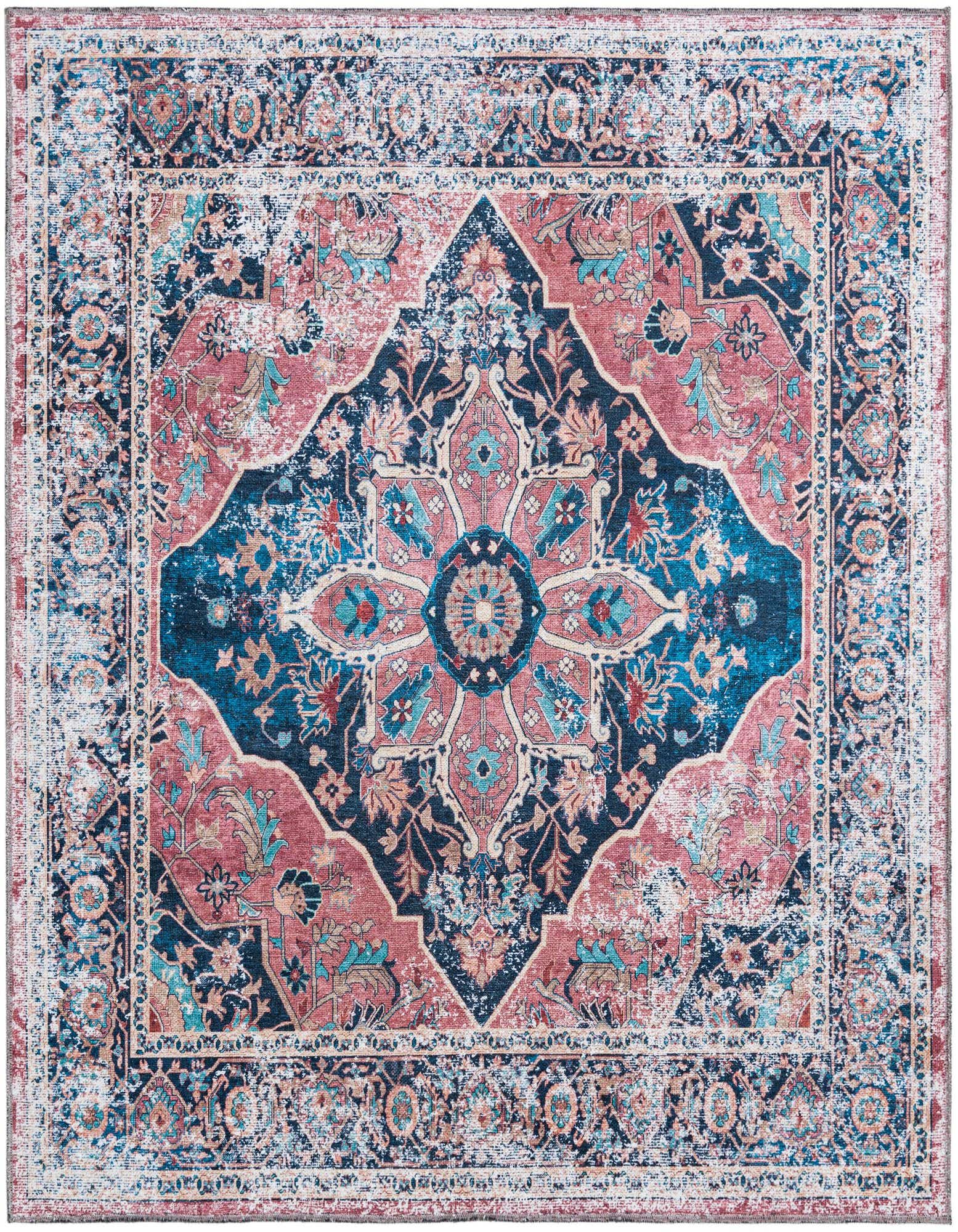 5' x 5' Washable Yara Square Rug