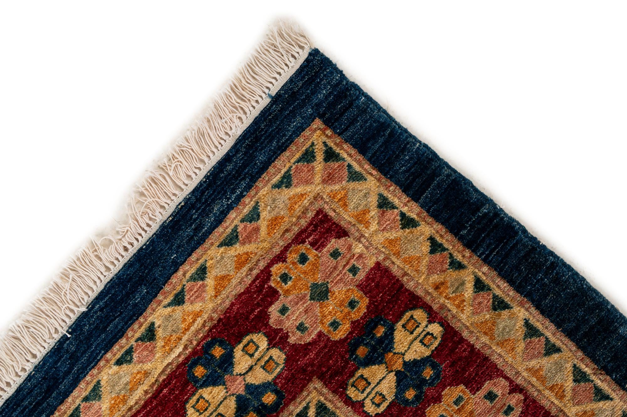 6' 8 x 6' 9 Hand Knotted Ziegler Wool Square Rug