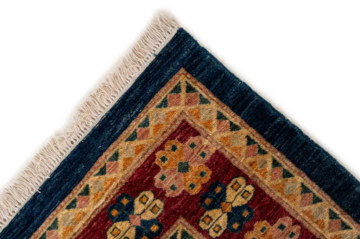 6' 8 x 6' 9 Hand Knotted Ziegler Wool Square Rug