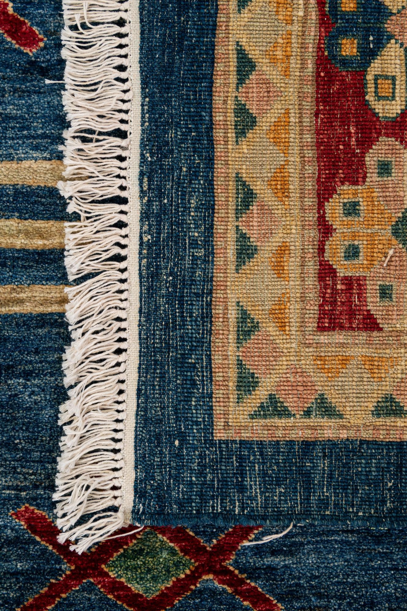 6' 8 x 6' 9 Hand Knotted Ziegler Wool Square Rug