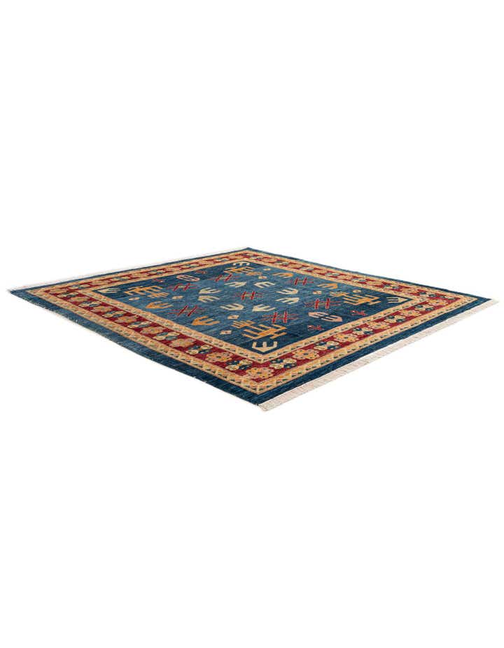 6' 8 x 6' 9 Hand Knotted Ziegler Wool Square Rug