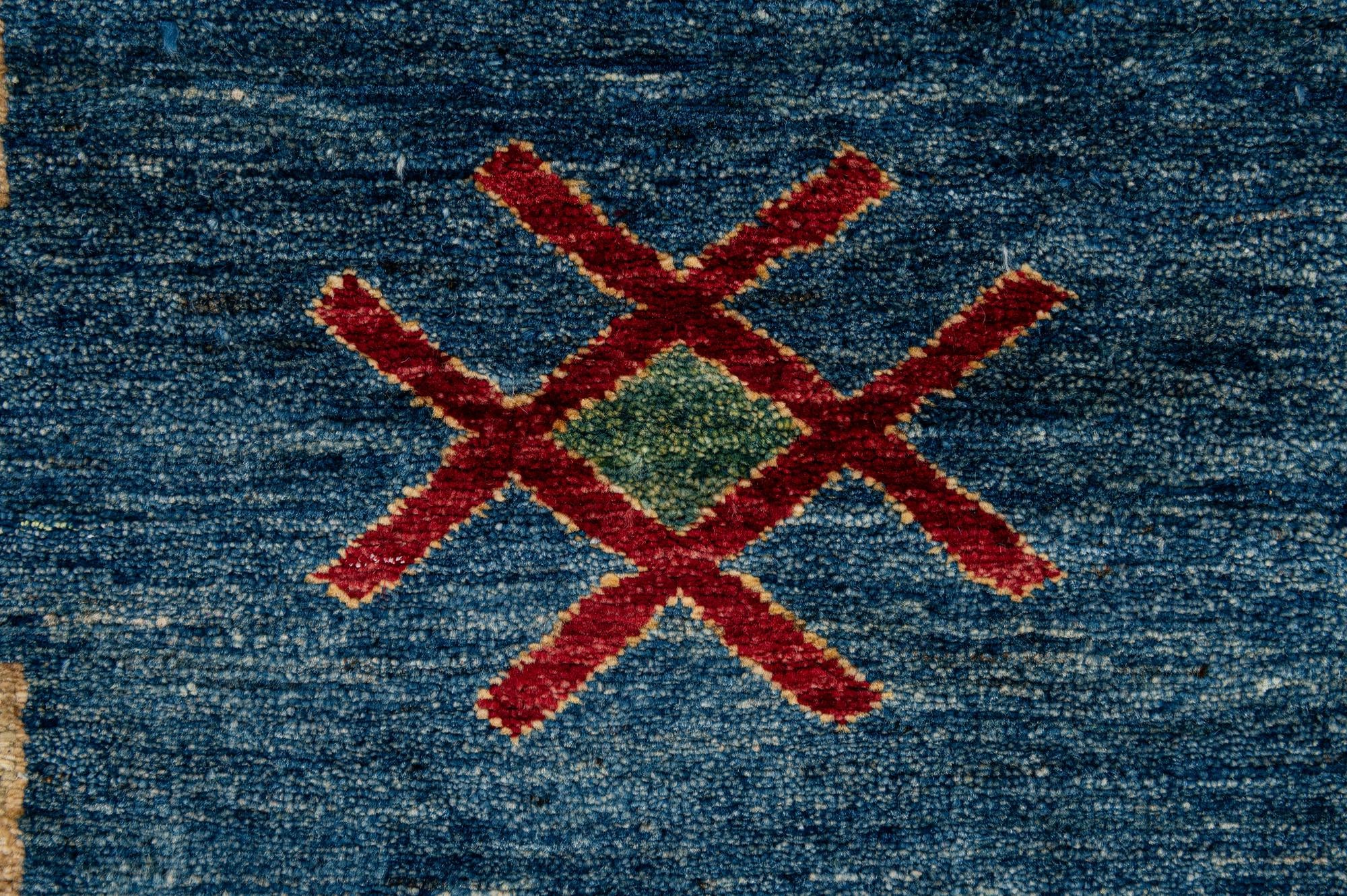 6' 8 x 6' 9 Hand Knotted Ziegler Wool Square Rug