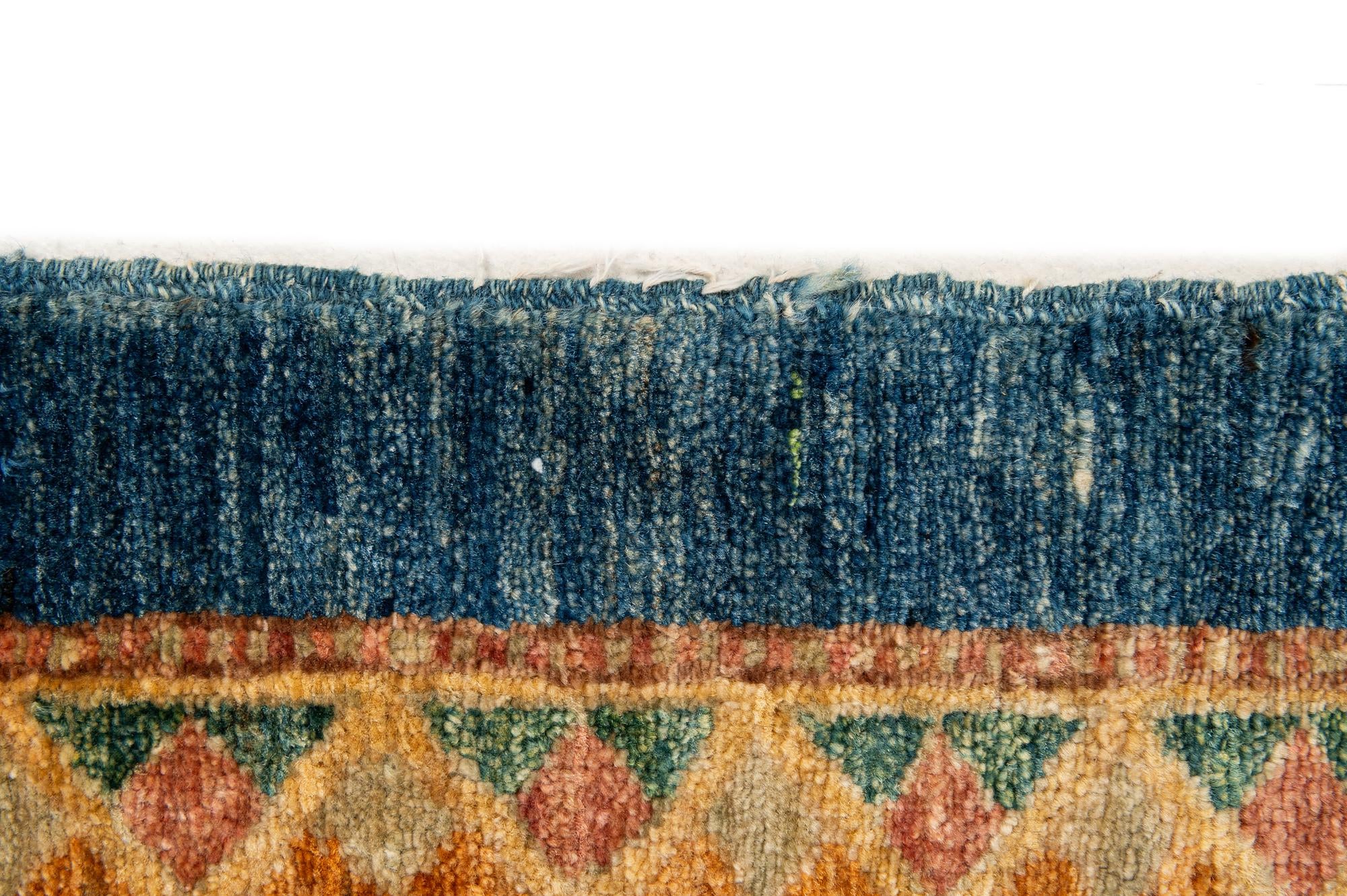 6' 8 x 6' 9 Hand Knotted Ziegler Wool Square Rug
