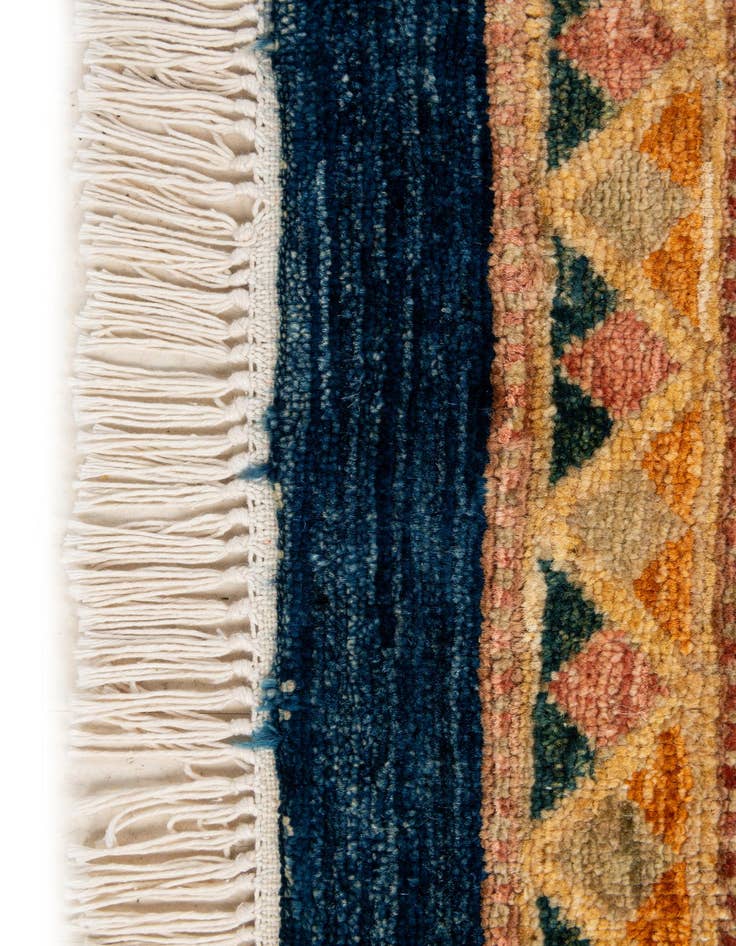 Detail image of 6' 8 x 6' 9  Hand Knotted Ziegler Wool Square Rug