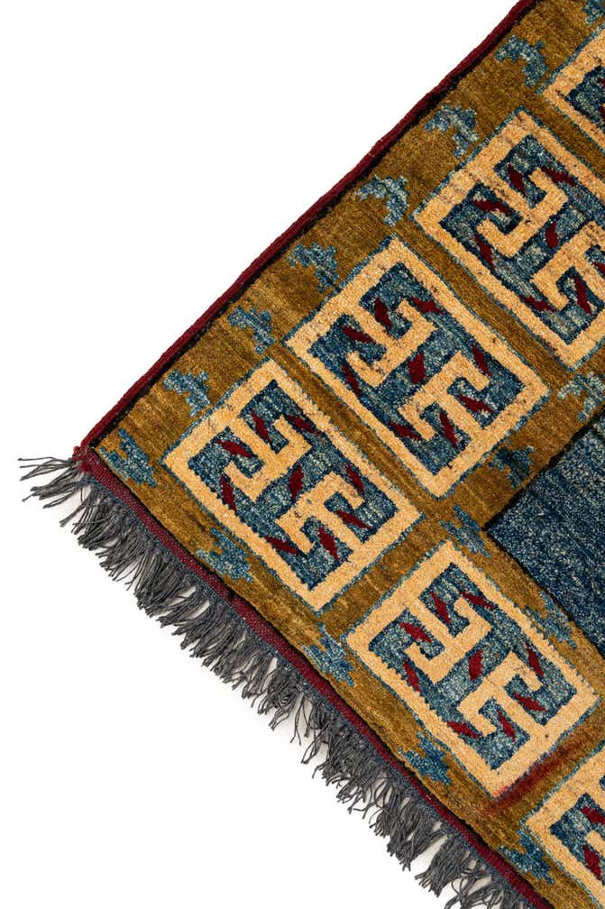 6' 3 x 6' 8 Hand Knotted Ziegler Wool Square Rug