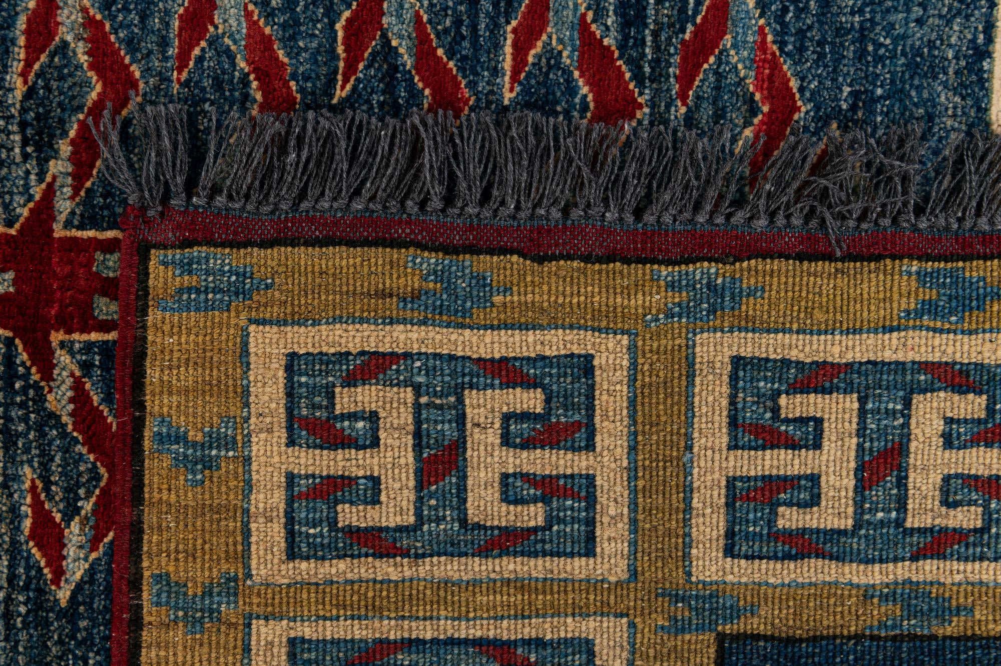 6' 3 x 6' 8 Hand Knotted Ziegler Wool Square Rug