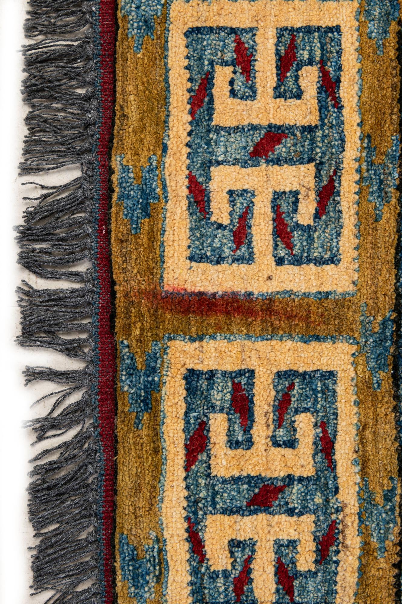 6' 3 x 6' 8 Hand Knotted Ziegler Wool Square Rug
