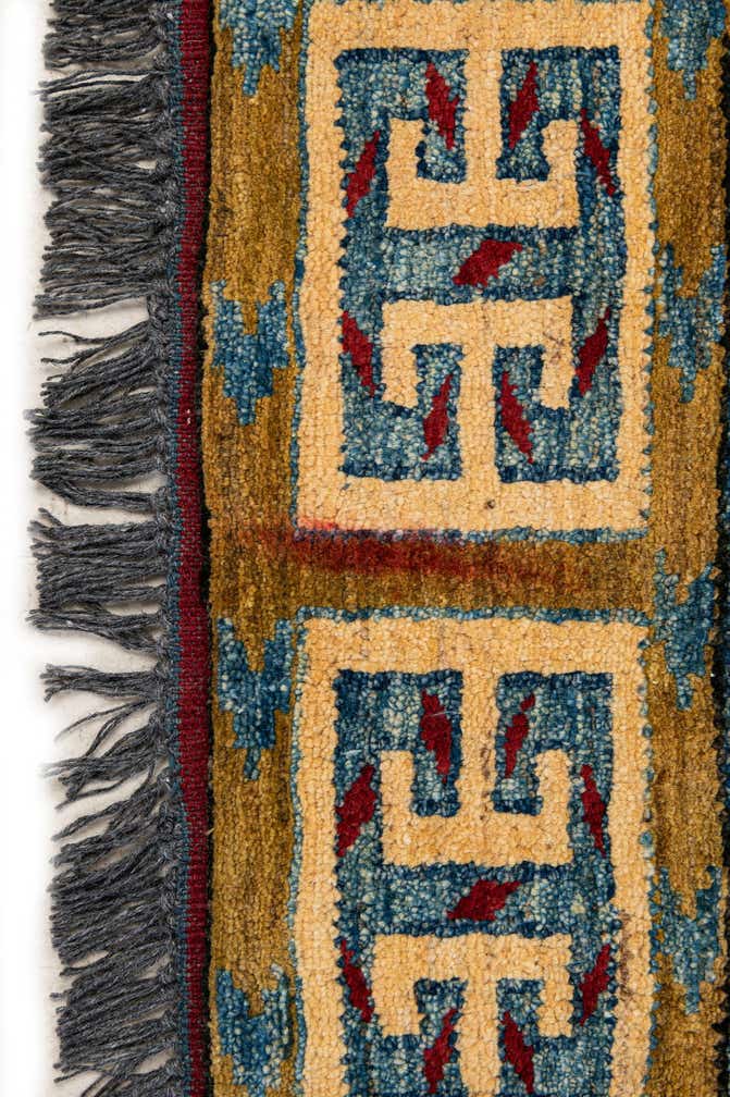 6' 3 x 6' 8 Hand Knotted Ziegler Wool Square Rug