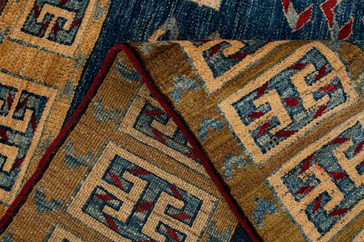 6' 3 x 6' 8 Hand Knotted Ziegler Wool Square Rug
