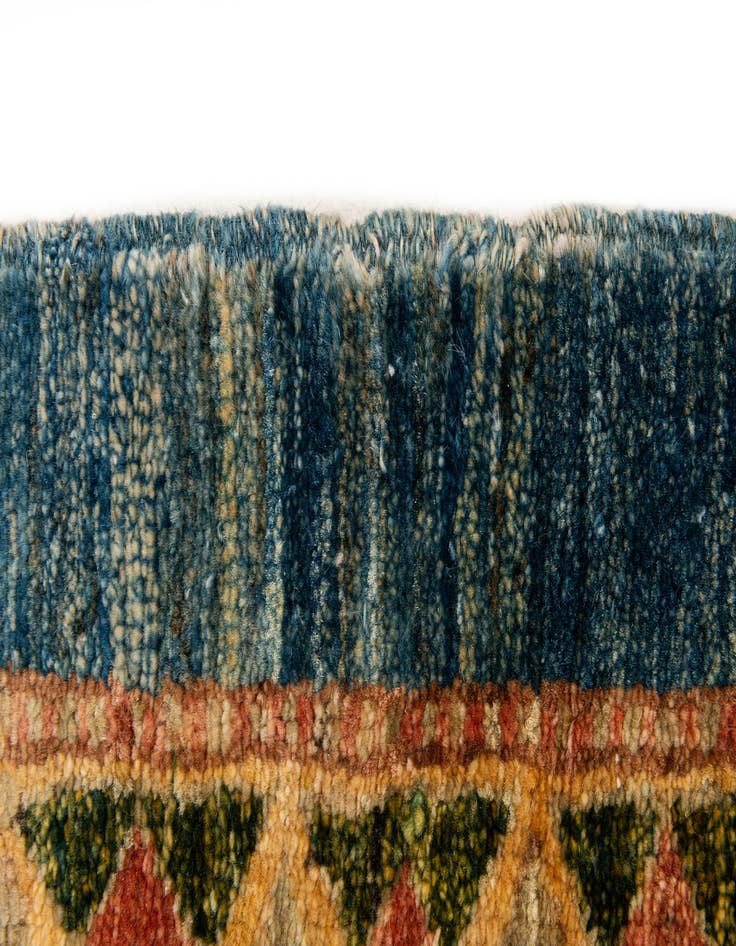 Detail image of 6' 5 x 6' 7 Hand Knotted Ziegler Wool Square Rug