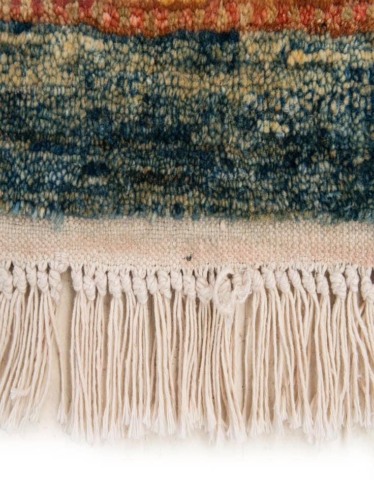 Detail image of 6' 5 x 6' 7 Hand Knotted Ziegler Wool Square Rug