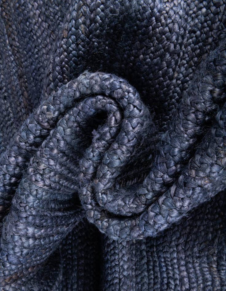 Detail image of 1' 2 x 5' 1 Handmade Braided Jute Table Runner Rug