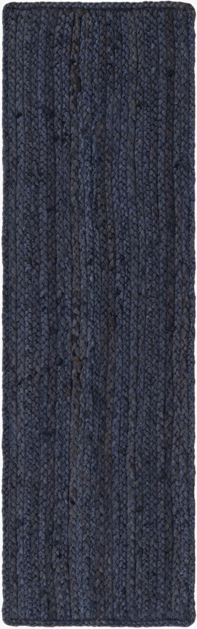 1' 2 x 4' 1  Hand Braided Jute Table Runner Rug