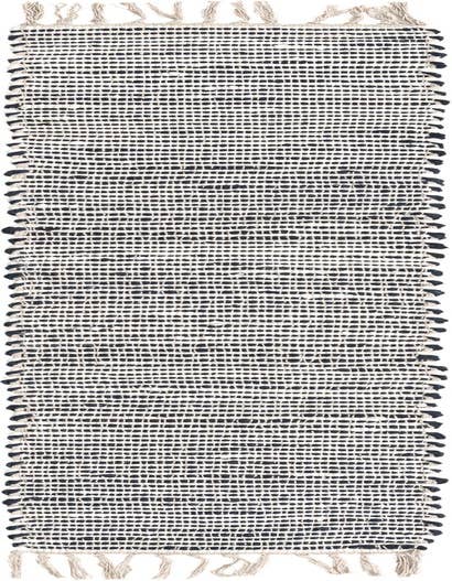 Detail image of 1' 2 x 6' 1 Hand Woven Chindi Jute Table Runner Rug