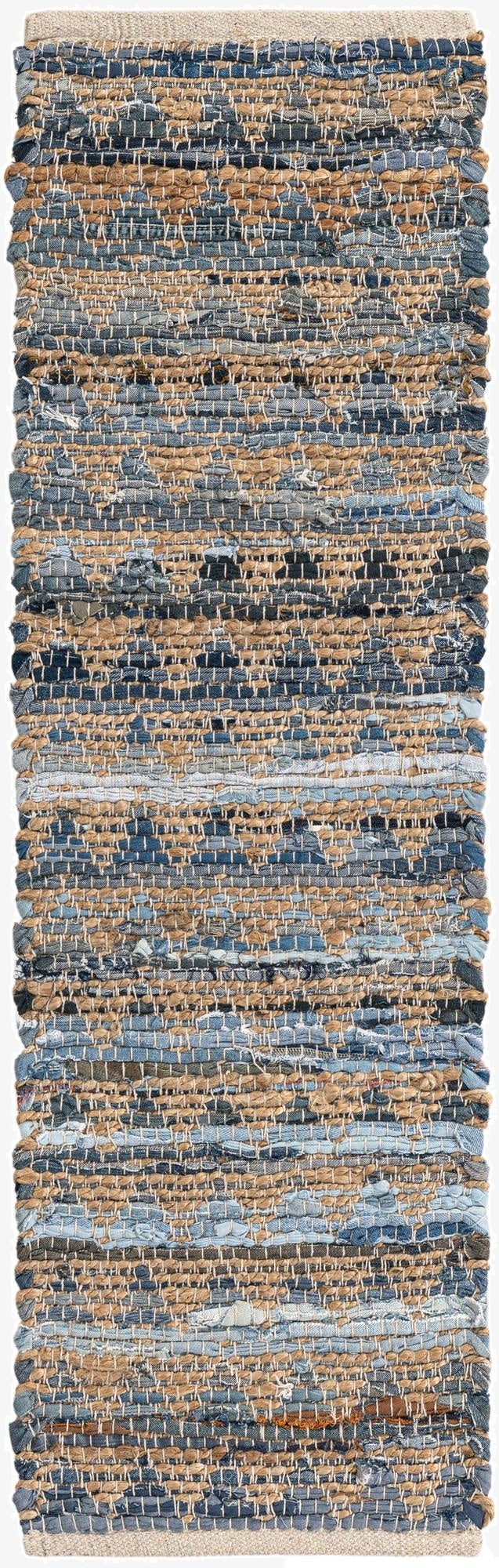 35cm x 125cm  Hand Woven Chindi Jute Camino de mesa Alfombra