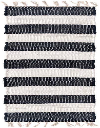 Detail image of 1' 2 x 6' 1 Hand Woven Chindi Rag Table Runner Rug