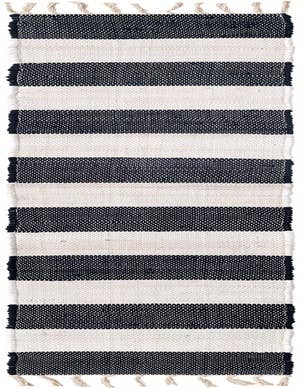 Detail image of 1' 2 x 8' Hand Woven Chindi Rag Table Runner Rug