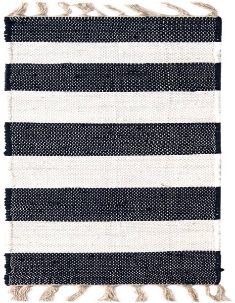 Detail image of 1' 2 x 5' 1 Hand Woven Chindi Rag Table Runner Rug