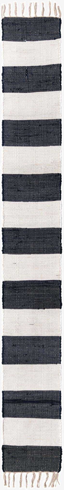 35cm x 305cm  Hand Woven Chindi Rag Camino de mesa Alfombra