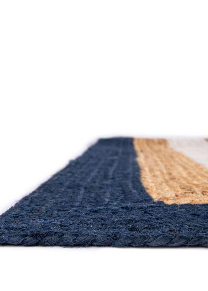 6' 1 x 9' Handmade Braided Jute Rug