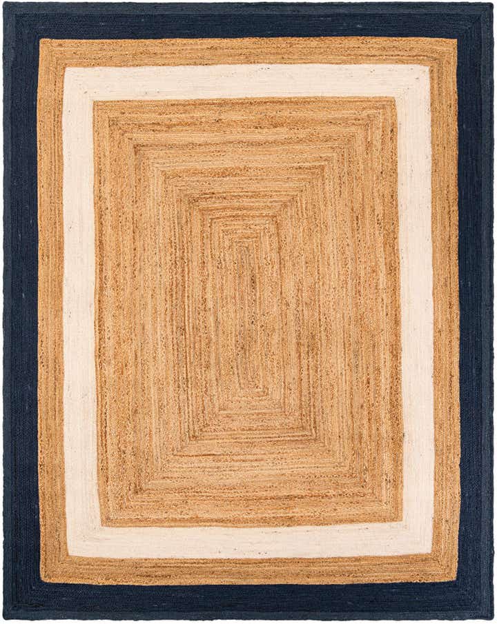 7' 10 x 10' Handmade Braided Jute Rug