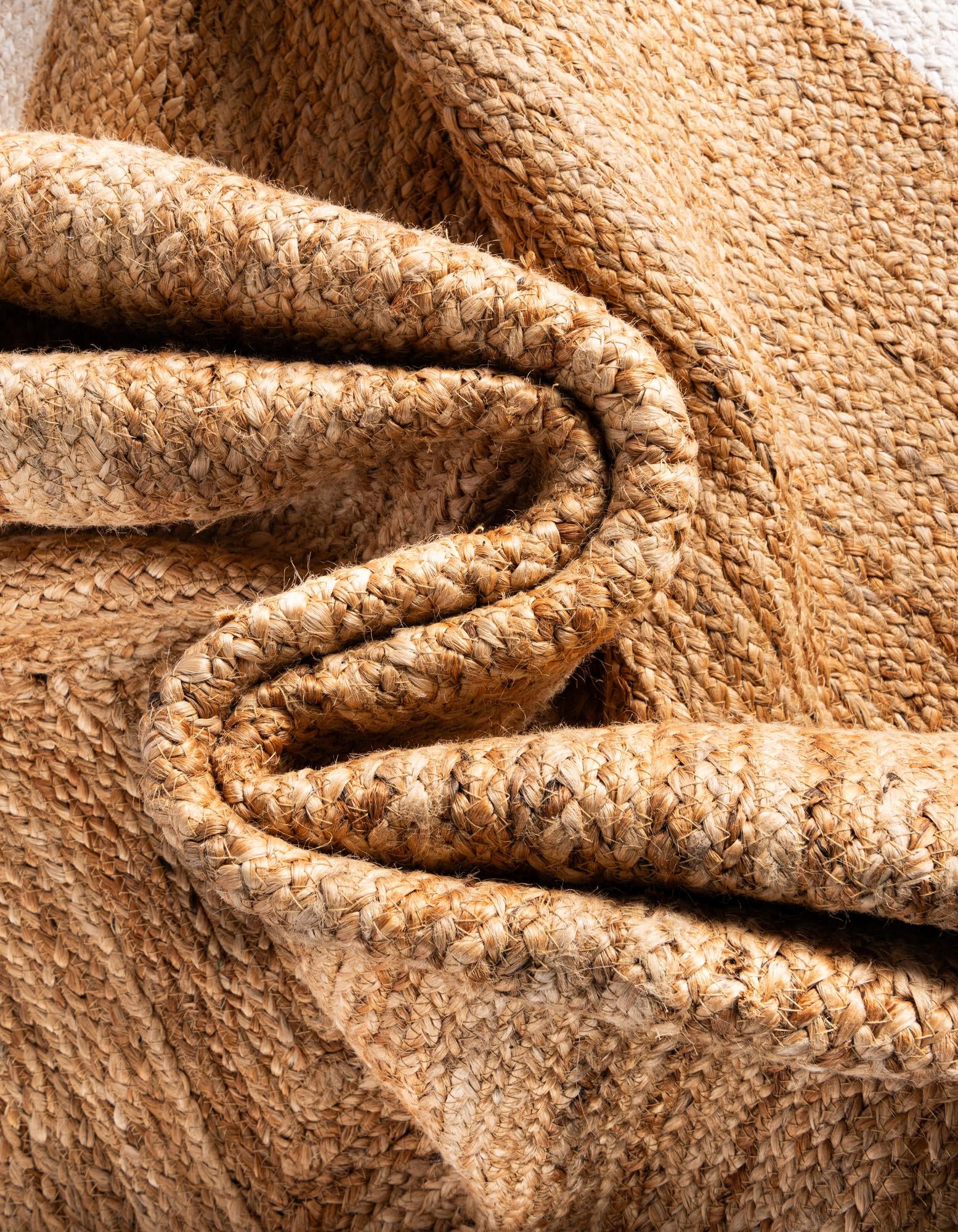 7' 10 x 7' 10 Handmade Braided Jute Square Rug