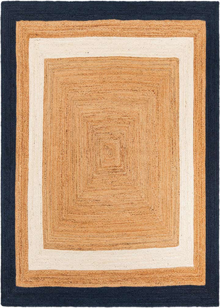 7' 10 x 7' 10 Handmade Braided Jute Square Rug