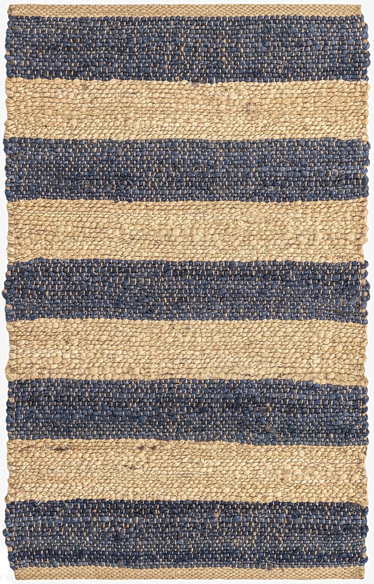 2' 2 x 3' 1  Hand Braided Jute Rug