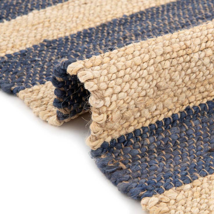 Detail image of 2' 2 x 6' 1 Handmade Braided Jute Runner Rug