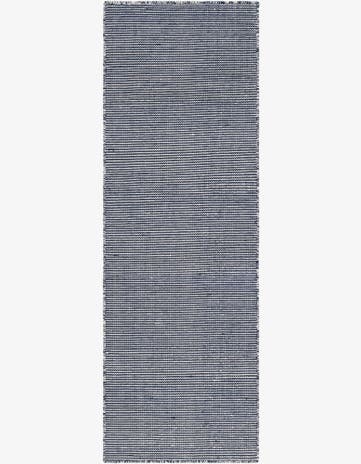 Navy Sky Easy-Clean Jill Zarin Palm Springs Indoor / Outdoor Runner Rug