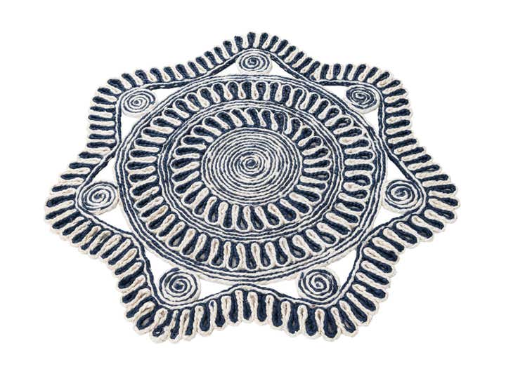 3' x 3' Handmade Braided Jute Round Rug