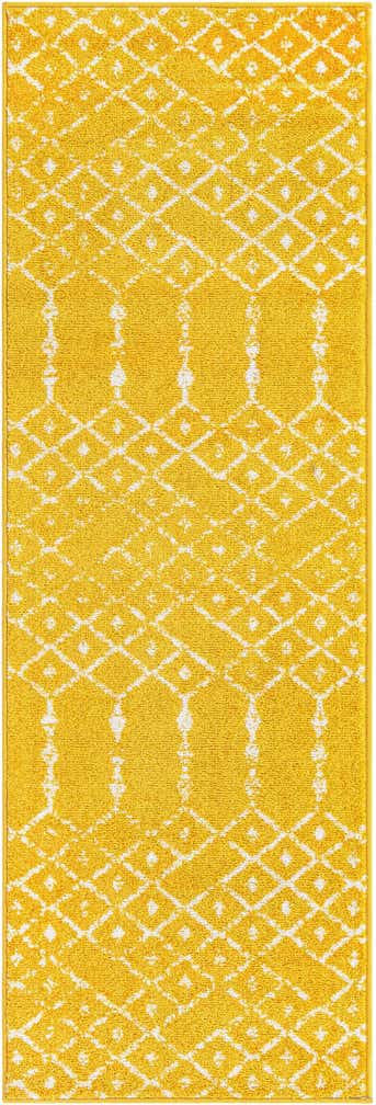 2' x 6' Newcomb · Diamond rug, yellow