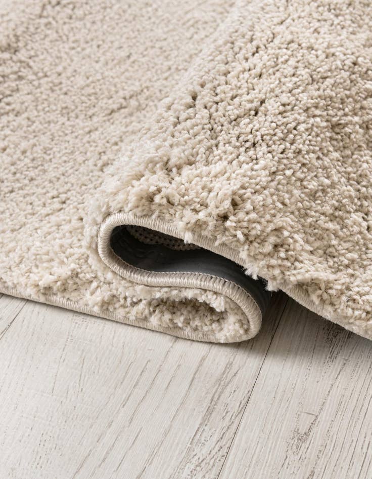 Detail image of 5' 3 x 8' Soft Solid Shag Oval Rug