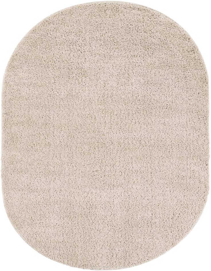Detail image of 5' 3 x 8' Soft Solid Shag Oval Rug