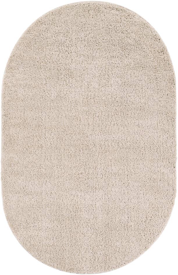 Detail image of 5' 3 x 8' Soft Solid Shag Oval Rug