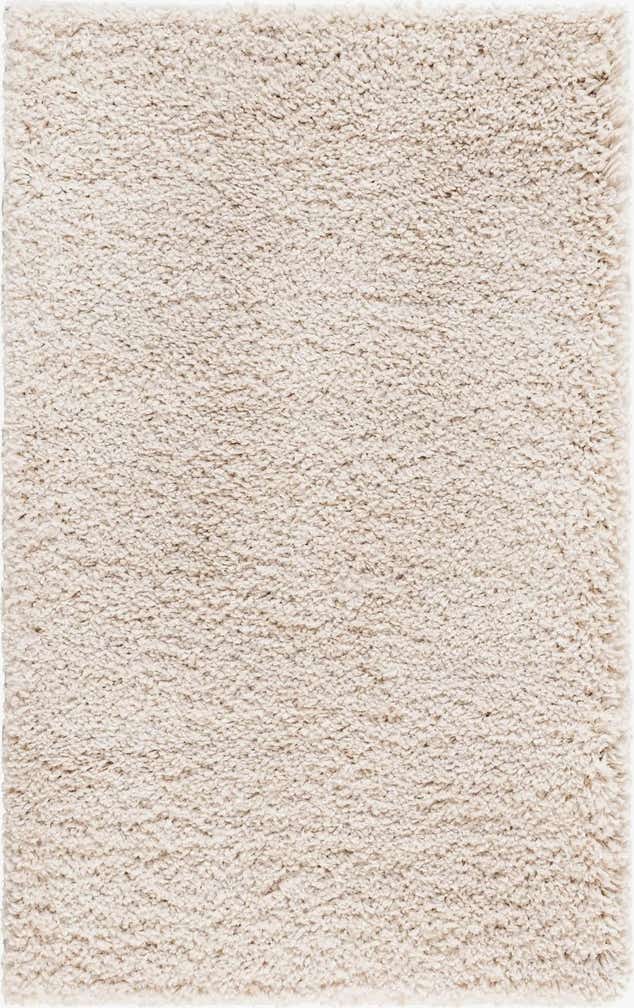 3' 3 x 5' 3 Soft Solid Shag Rug