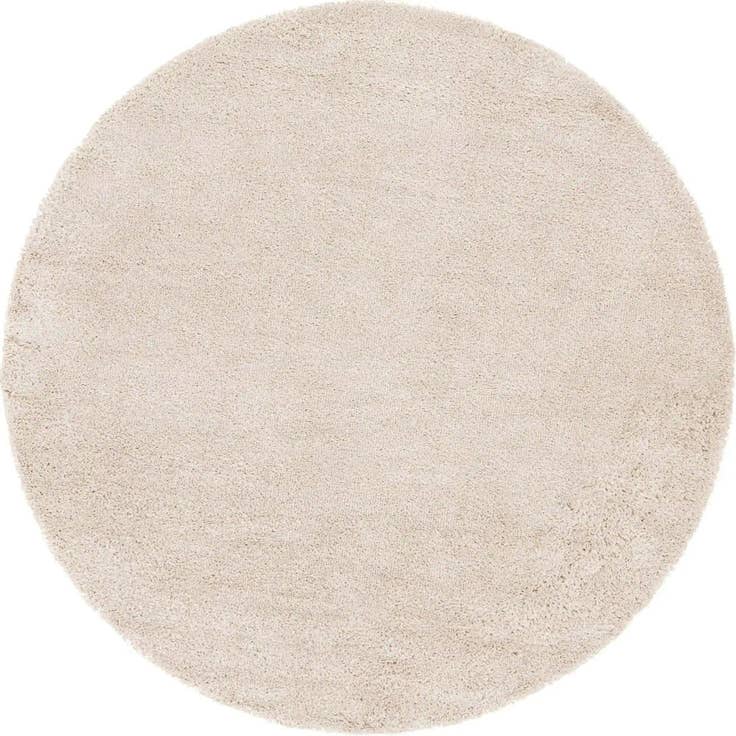 Detail image of 7' 10 x 7' 10 Soft Solid Shag Round Rug