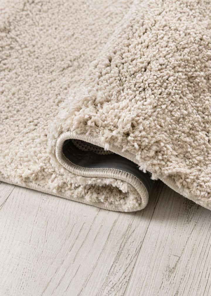 7' 10 x 7' 10 Soft Solid Shag Round Rug