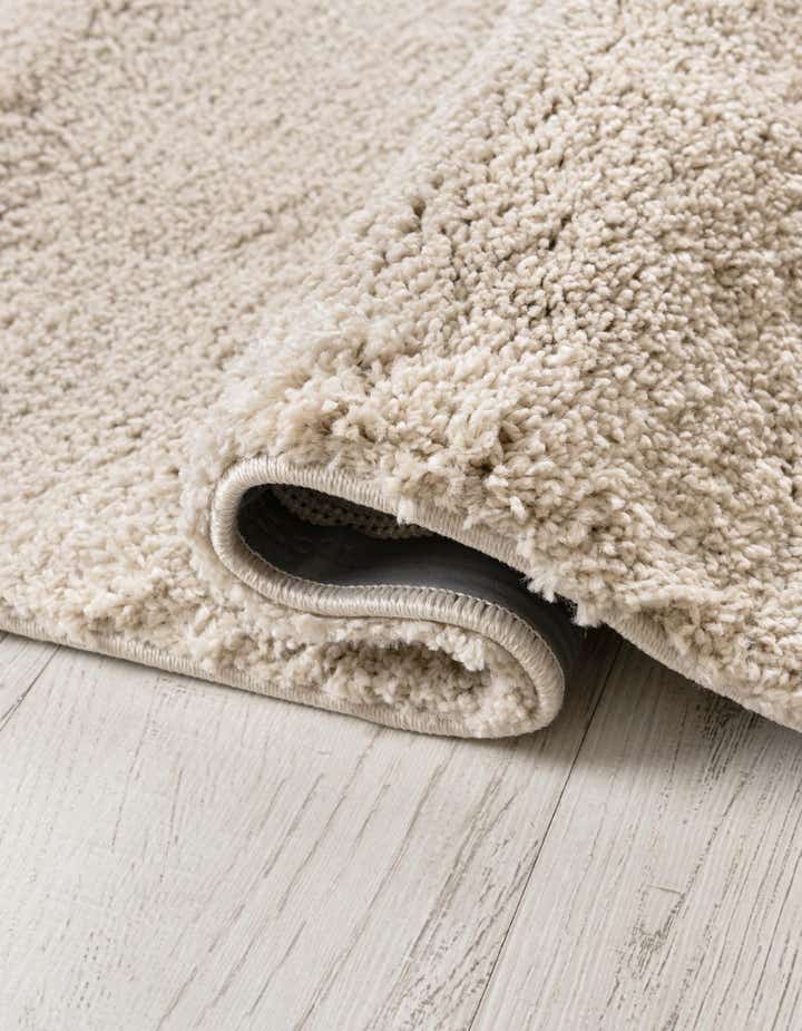 7' 10 x 7' 10 Soft Solid Shag Round Rug