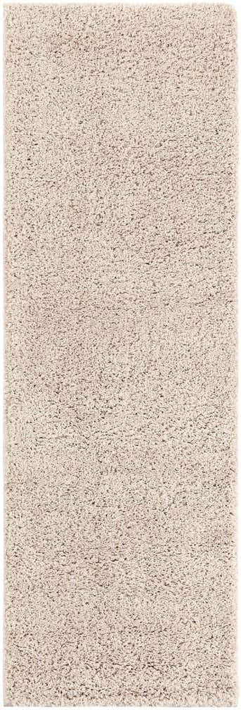 2' x 6' 1 Soft Solid Shag Runner Rug