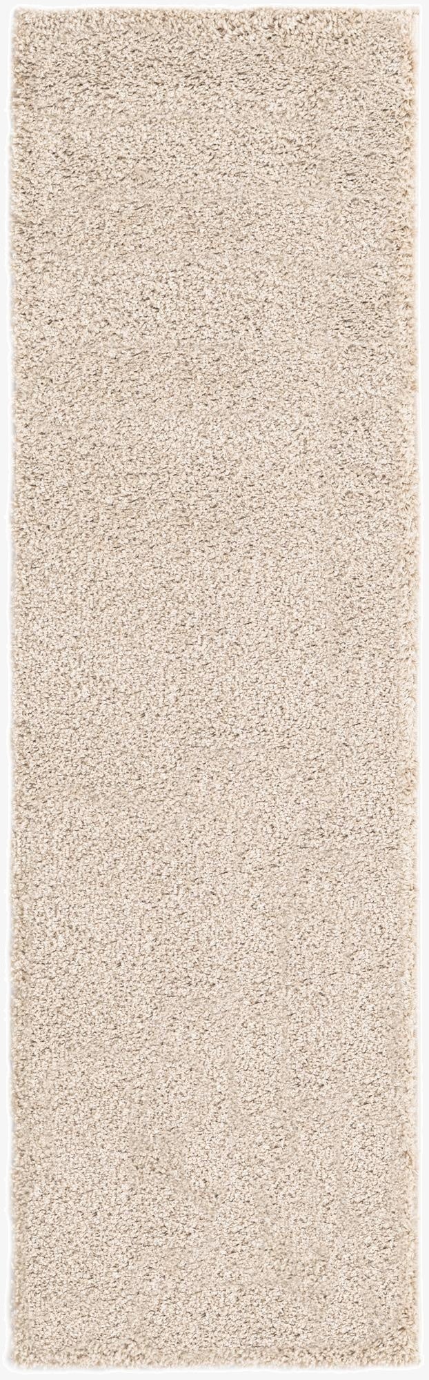 2' x 6' 7 Soft Solid Shag Runner Rug