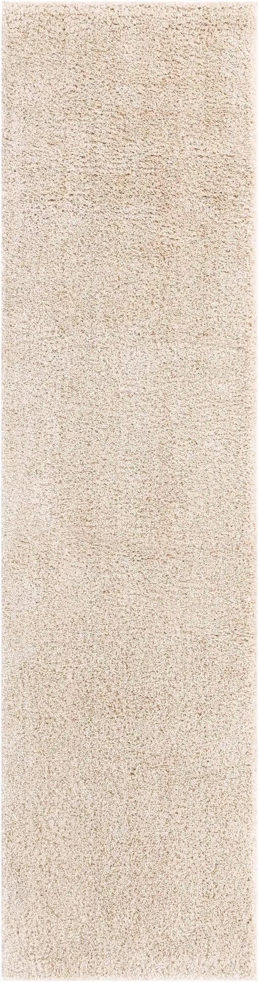 2' 7 x 10' Soft Solid Shag Runner Rug