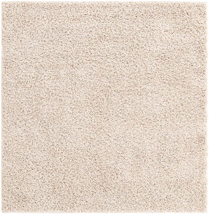 Detail image of 4' x 4' Soft Solid Shag Square Rug