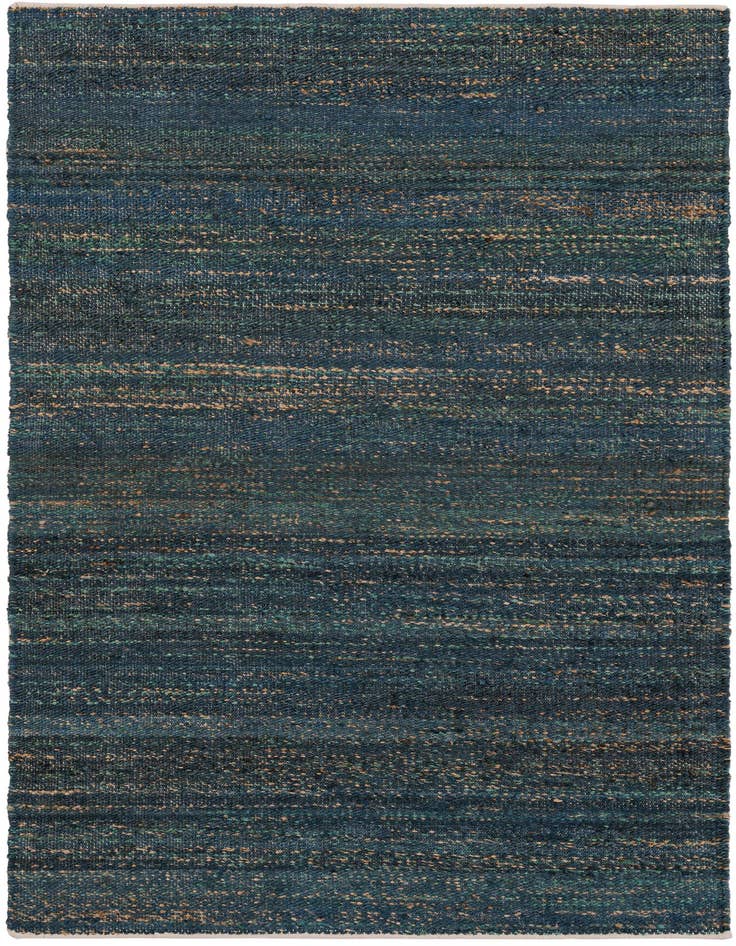 Detail image of 4' 1 x 6' 1 Hand Woven Palm Beach Jute Rug