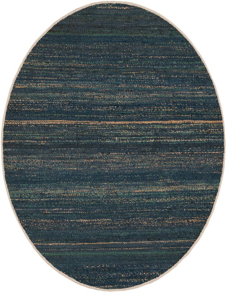 Detail image of 5' 3 x 5' 3 Hand Woven Palm Beach Jute Round Rug