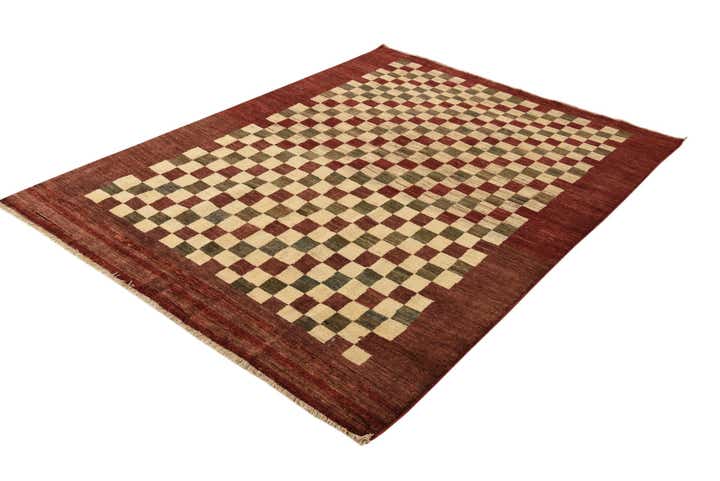 5' 4 x 7' 3 Hand Knotted Modern Ziegler Rug